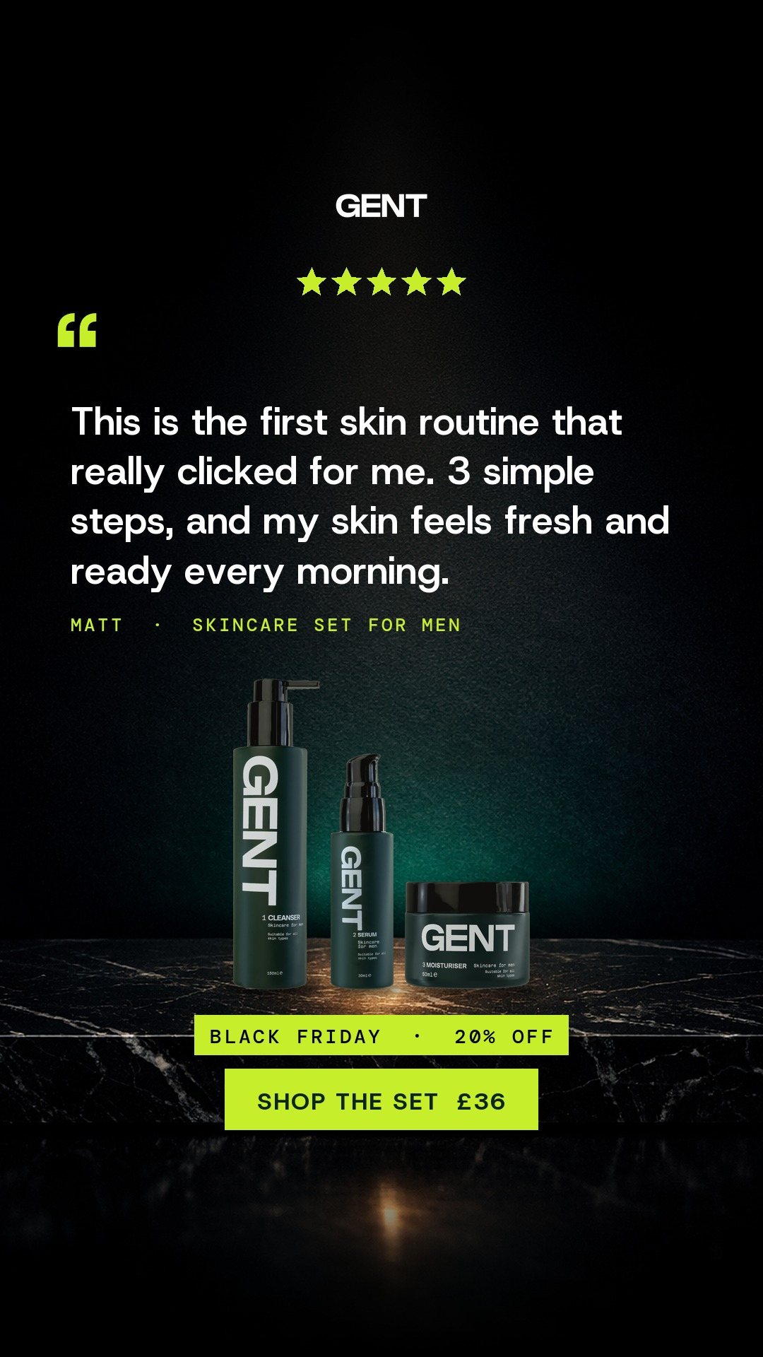 Story: Matt's review, first skin routine that really clicked